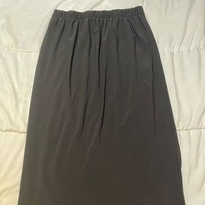 Knee length skirt